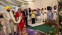 पंजाबचे मुख्यमंत्री भगवंत मान विवाहबद्ध, पाहा खास फोटो