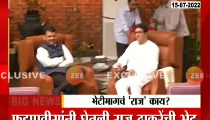 Devendra Fadnavis Meet Raj Thackeray 