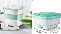 हा Tiffin Box नाही तर एक वॉशिंग मशीन, मिनिटांत चकाचक होतील कपडे