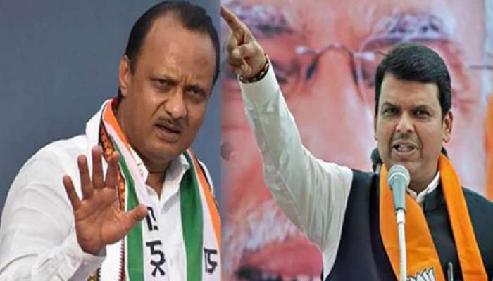 अजित पवार आणि देवेंद्र फडणवीस यांची एकमेकांवर जोरदार टोलेबाजी