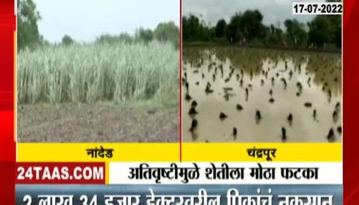 Farms Damaged From Heavy Rainfall And Water Logging