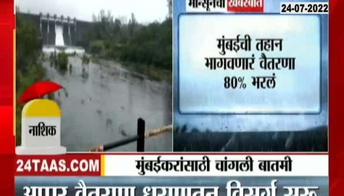 Vaitarna Dam fulled 80 Percantage 