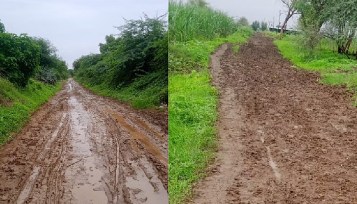 बुलेट ट्रेन करा, पण गावाकडच्या रस्त्यांकडेही बघा; चिमुरड्याने बापाच्या हातावरच सोडला जीव