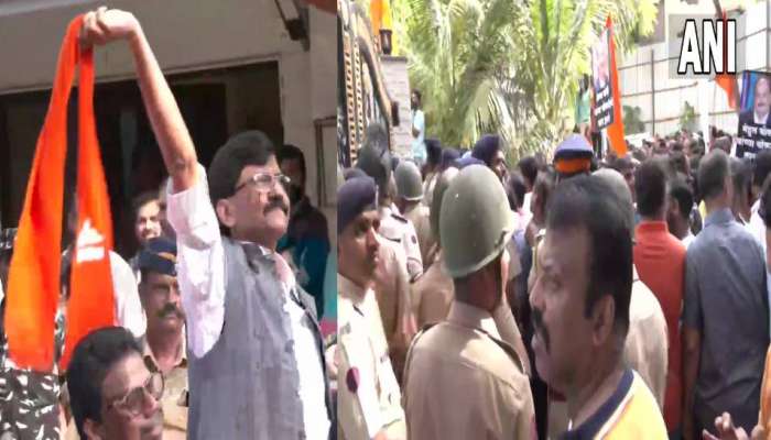 Sanjay Raut यांना ईडीने ताब्यात घेतल्यानंतर शिवसैनिकांची घोषणाबाजी, पोलिसांकडून धरपकड