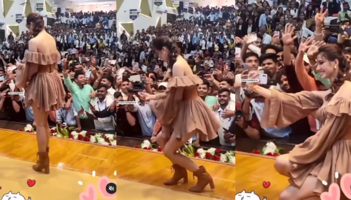 Disha Patani ला ऑफ शोल्डर आणि शॉर्ट ड्रेस घालणं पडलं महागात, Video Viral 