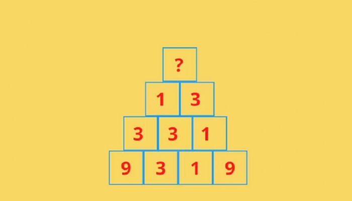 Brain teaser : तुमचं गणित किती पक्कं? पिरॅमिडमध्ये हरवलेला आकडा शोधून दाखवा