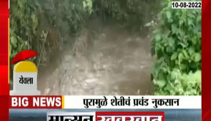 Damage to crops due to heavy rains