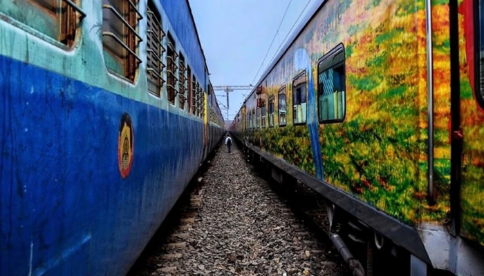 Indian Railways : निळ्या रंगाच्या Trains का असतात? जाणून घ्या प्रत्येक रंगाचा स्वतःचा अर्थ