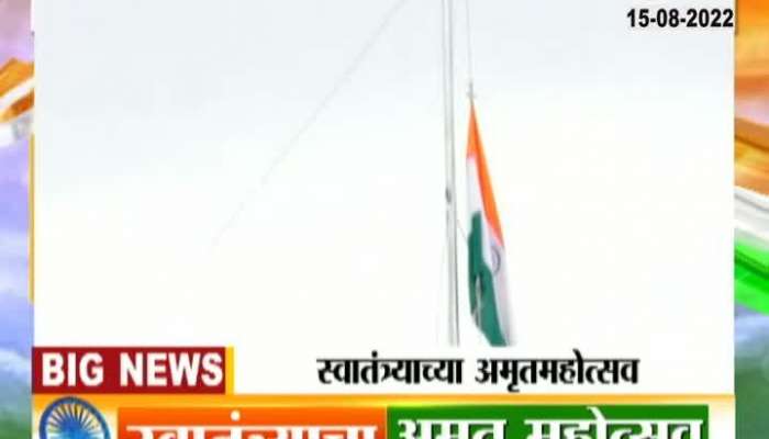 Flag hoisting at Shirdi Sai Temple too