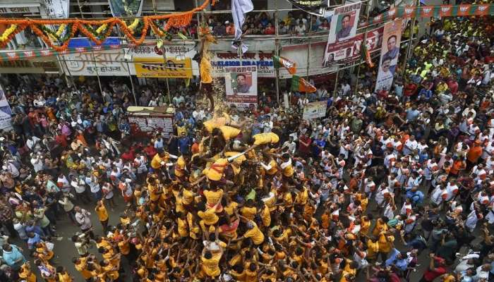 दहीहंडी उत्सव : मुंबईत 153 तर ठाण्यात 37 गोविंदा जखमी, नियमांचे उल्लंघन
