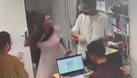 VIDEO: मुख्यमंत्र्यांच्या मुलीची किरकोळ गोष्टीवरून डॉक्टरला मारहाण