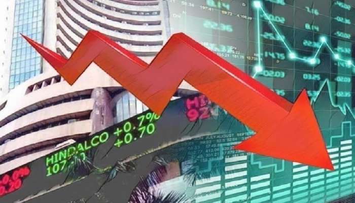 Share Market सेन्सेक्स 872 तर निफ्टीही 268 अंकांनी घसरला