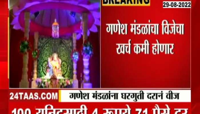 Ganesh Mandals Will Get Electricity At household Rates