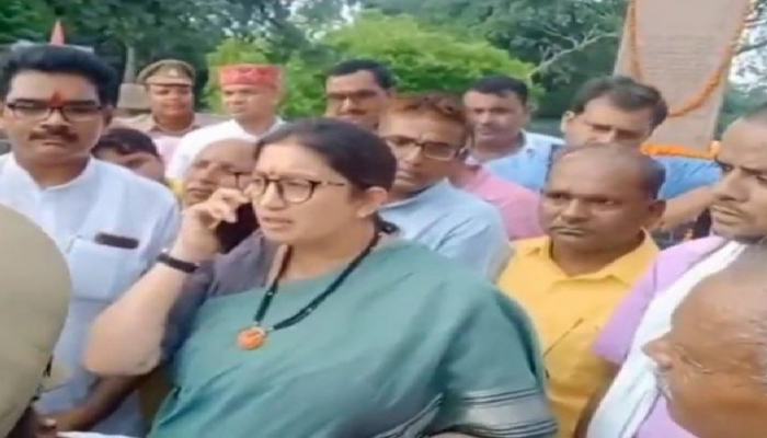 हॅलो... मी Smriti Irani बोलतेय; समोरून उत्तर आलं 'कोण स्मृती इराणी?', Video व्हायरल
