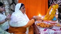 गणेशोत्सवात नवा वाद, घरी गणपती बसवल्याने मुस्लीम महिलेविरुद्ध फतवा