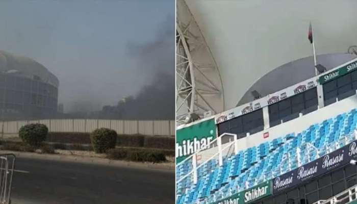 Asia cup 2022 : भारत-अफगाणिस्तान सामन्यापूर्वी धक्कादायक बातमी, दुबई स्टेडियमजवळ लागली आग 