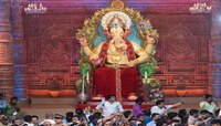  ही शान कुणाची..?लालबागचा राजा गणपतीचा विसर्जनाचा थाट 