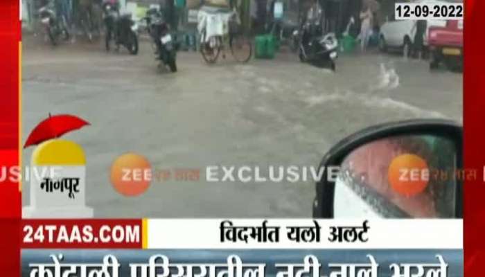 Rain lashed Nagpur, yellow alert in Vidarbha