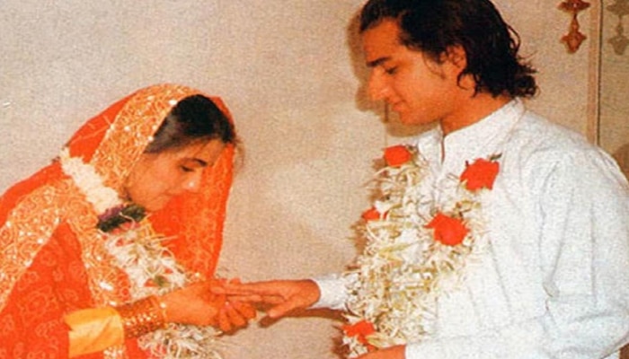 सैफ अली खान आणि अमृता सिंग यांचे लग्न झाले तेव्हा करीना कपूर कशी दिसायची? पाहा Photo