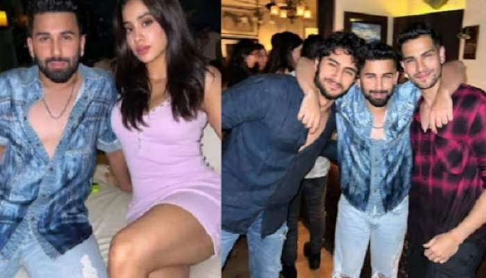 Janhvi Kapoor Party: सारा येथे शूटिंगमध्ये व्यस्त, जान्हवी कपूर अभिनेत्रीच्या भावासोबत रात्री उशिरा पार्टी करताना...