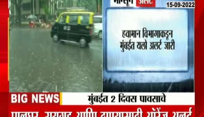 Heavy Rainfall Alert in Mumbai 
