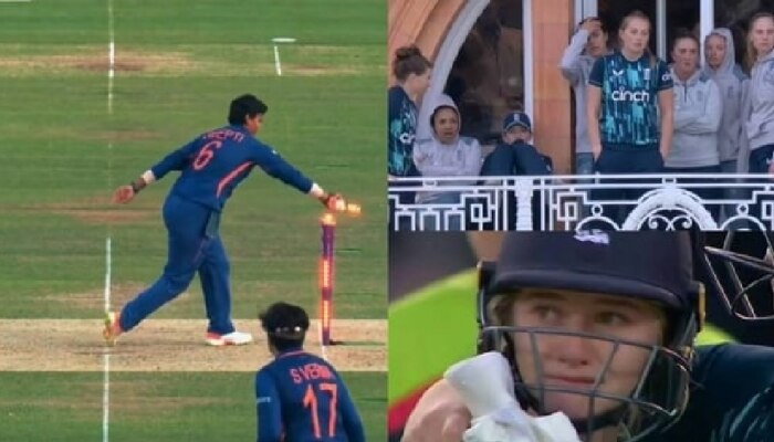 IND W vs ENG W: इंग्लंडमध्ये लगान; सामना गमावल्यावर इंग्लंडच्या खेळाडूंची लॉर्ड्सवर रडारड