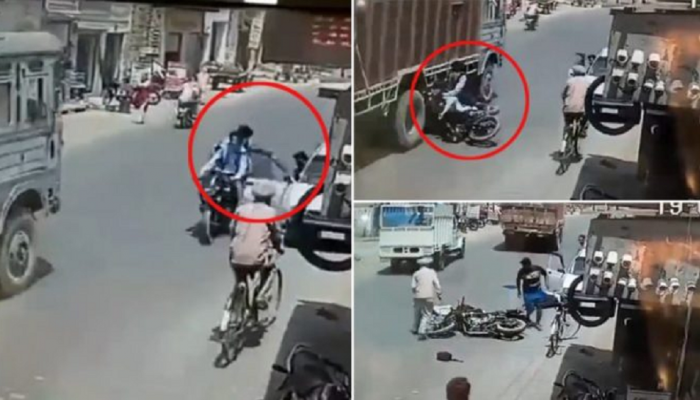 Disturbing Video: कारचा दरवाजा उघडला, तो चुकवायला गेला...पुढे जे घडलं ते मन विचलित करणारं, Video व्हायरल