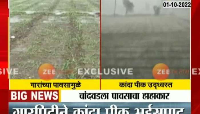 heavy rain in chandwad watch video