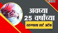 VIDEO | धक्कादायक! दांडिया खेळायला गेला, अटॅक आला 