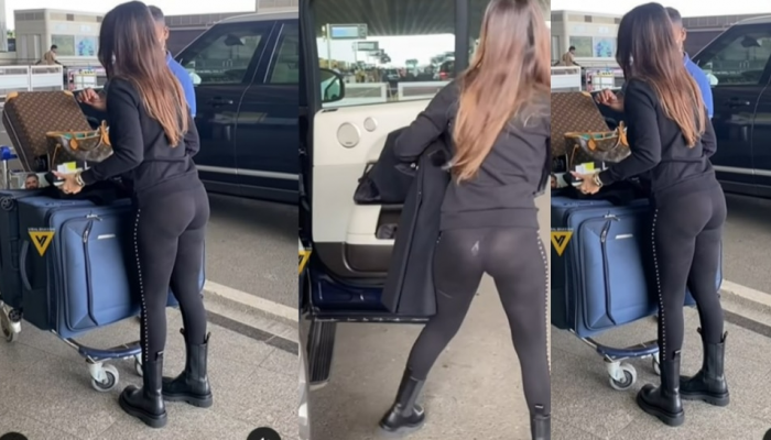 Malaika Arora Video : अभिनेत्री मलायका अरोरा Oops Moment ची शिकार