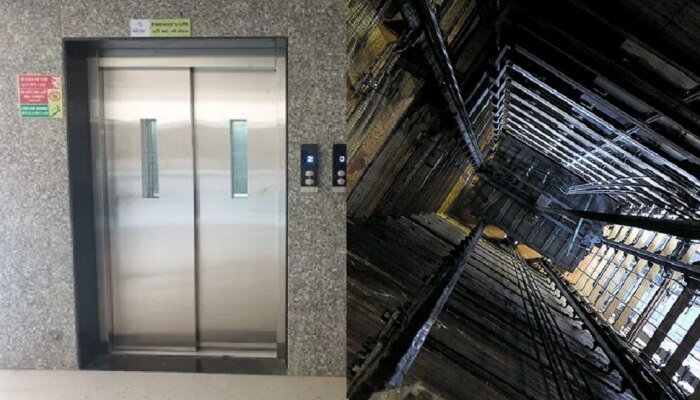 बटन दाबताच दरवाजा उघडला पण लिफ्ट आली नव्हती, विद्यार्थी 11 व्या मजल्यावरुन खाली कोसळला 