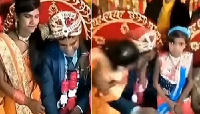 मेहुणीने सर्वांसमोर नवरदेवाला Kiss करताच भडकली नवरी... Video Viral 