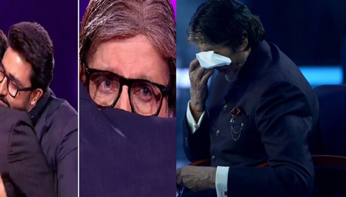Amitabh Bachchan यांच्या वाढदिवसाला अभिषेकनं रडवलं; Video पाहून तुम्हीही वडिलांना घट्ट मिठी माराल 