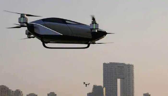 Flying Taxi! चिनी कंपनीने दुबईमध्ये केली इलेक्ट्रिक फ्लाइंग टॅक्सीची चाचणी, वाहतूक कोंडीतून होणार सुटका