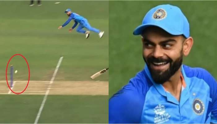 IND vs AUS: विराट कोहलीच्या &#039;रॉकेट थ्रो&#039;मुळे टिम डेविड थेट तंबूत, Video Viral