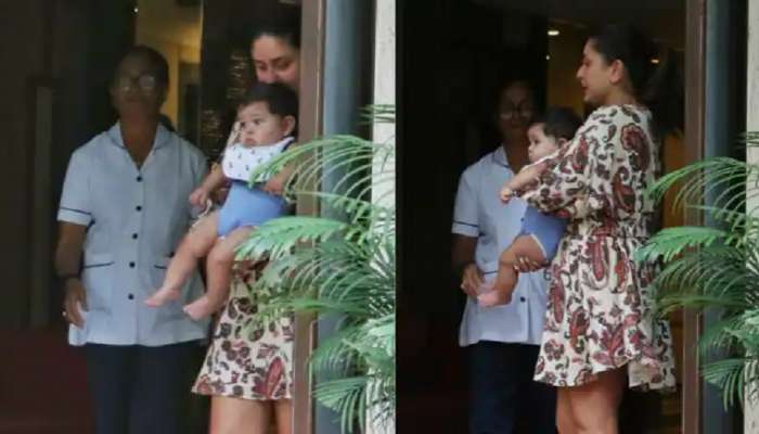 पहिल्यांदाच airport वर अशा अवतारात दिसली Mommy Kareena... लोकांनी केलं ट्रोल, Video Viral 