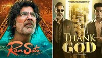 मराठी सिनेमा बॉलिवूडवर पडणार भारी, 'राम सेतू' आणि 'थॅंक गॉड' साठी ठरू शकतो धोका!