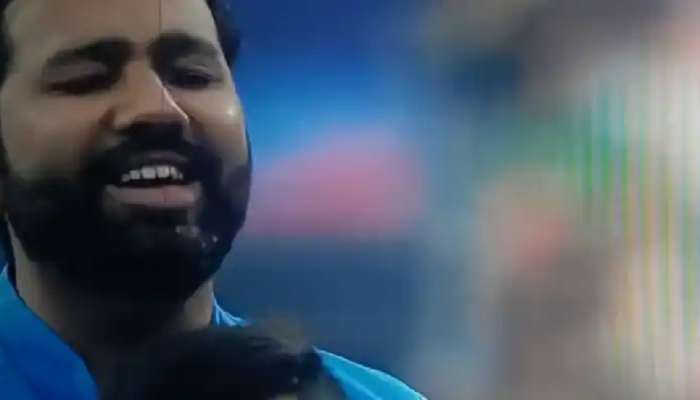 India Vs Pakistan: राष्ट्रगीत सुरु असताना रोहित शर्माला अश्रू अनावर, Video Viral