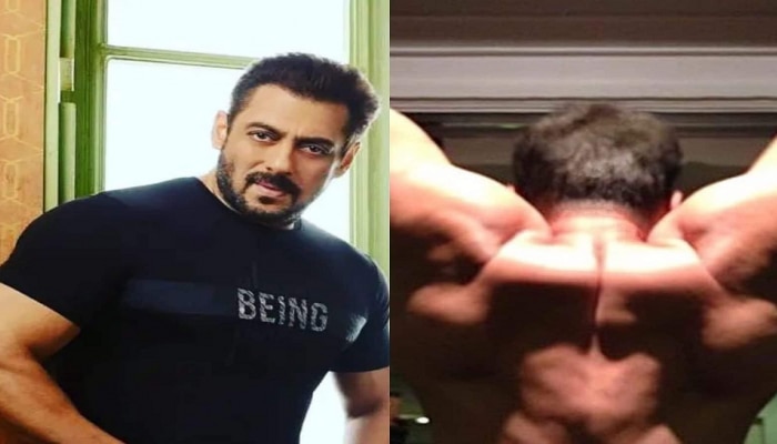 Salman Khan : सलमान पुन्हा Shirtless...सोशल मीडियावर Photo Viral
