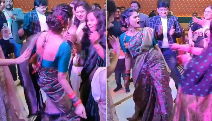 VIRAL: DJ वाल्याने लावेल ते गाणं.. काकू झाल्या बेभान..VIDEO पाहून लोक हैराण 