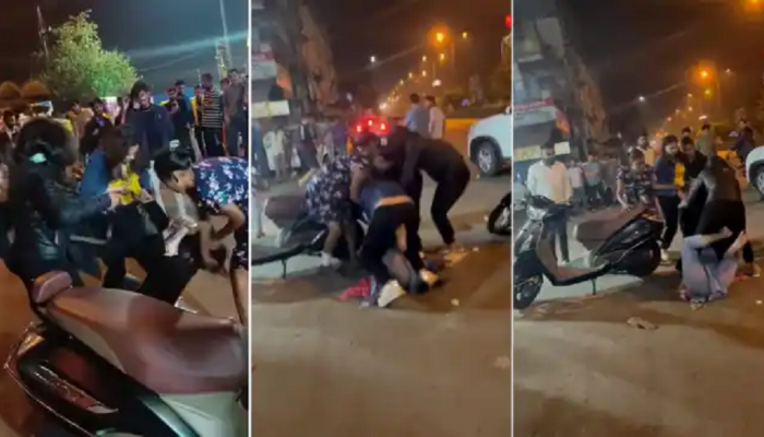 Video Girl Fight : जेव्हा मुली दारुच्या नशेत असतात, बघा पुढे काय होतं ते...