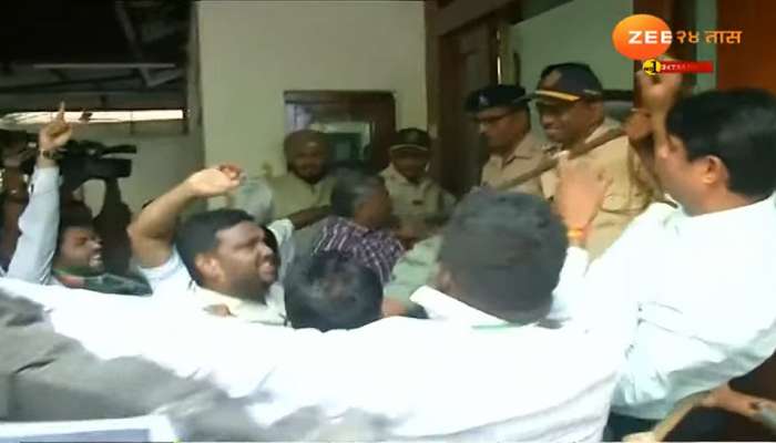 सत्तारांच्या वक्तव्याचे पडसाद राष्ट्रवादीचे कार्यकर्ते आक्रमक; मुंबईत तोडफोड