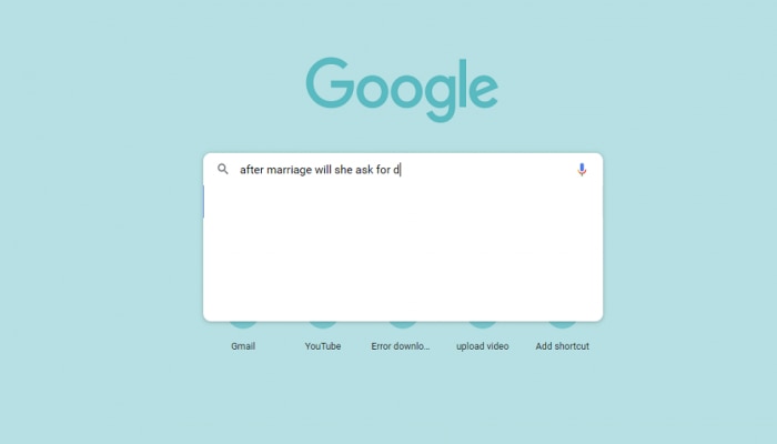 लग्नाआधी मुलं Google वर नेमकं काय सर्च करतात ?