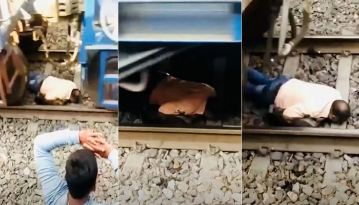 Video Railways: रेल्वे रुळ ओलांडत असताना अचानक समोरुन धावत आला मृत्यू ...