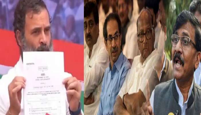 Veer Savarkar : राहुल गांधींविरोधात भाजप, शिंदे गट आणि मनसे आक्रमक तर काँग्रेसचे 'माफीवीर' फ्लेक्स