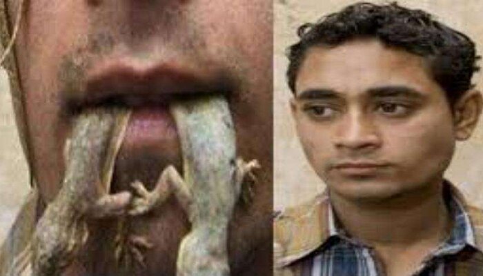 viral:  काय हा विचित्र माणूस? पालीवर मारतोय ताव आणि डिनरला lizard सूप..