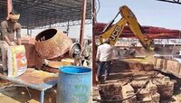 Cooking: JCB-मिक्सरच्या मदतीने भंडारा, इतकं जेवण दिवसाला बनतं!