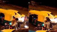 भररस्त्यात तरुण तरुणीचा रोमान्स,  Kiss करतानाचा व्हिडीओ व्हायरल
