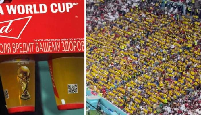FIFA World Cup सामन्यातच प्रेक्षकांनी केली अशी मागणी, घोषणाबाजीनं स्टेडियम दणाणलं; Video Viral
