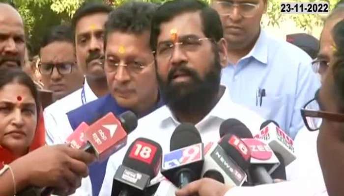 CM Eknath Shinde Brief Media On Jat Distric Dispute After sai baba Temple Visit